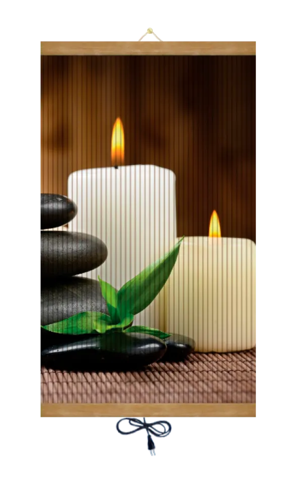 Картина-обогреватель "Свечи" – уют и тепло в вашем доме!