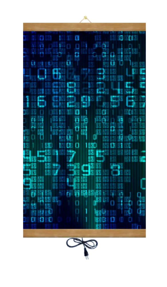 Картина-обогреватель "Цифровой код"
