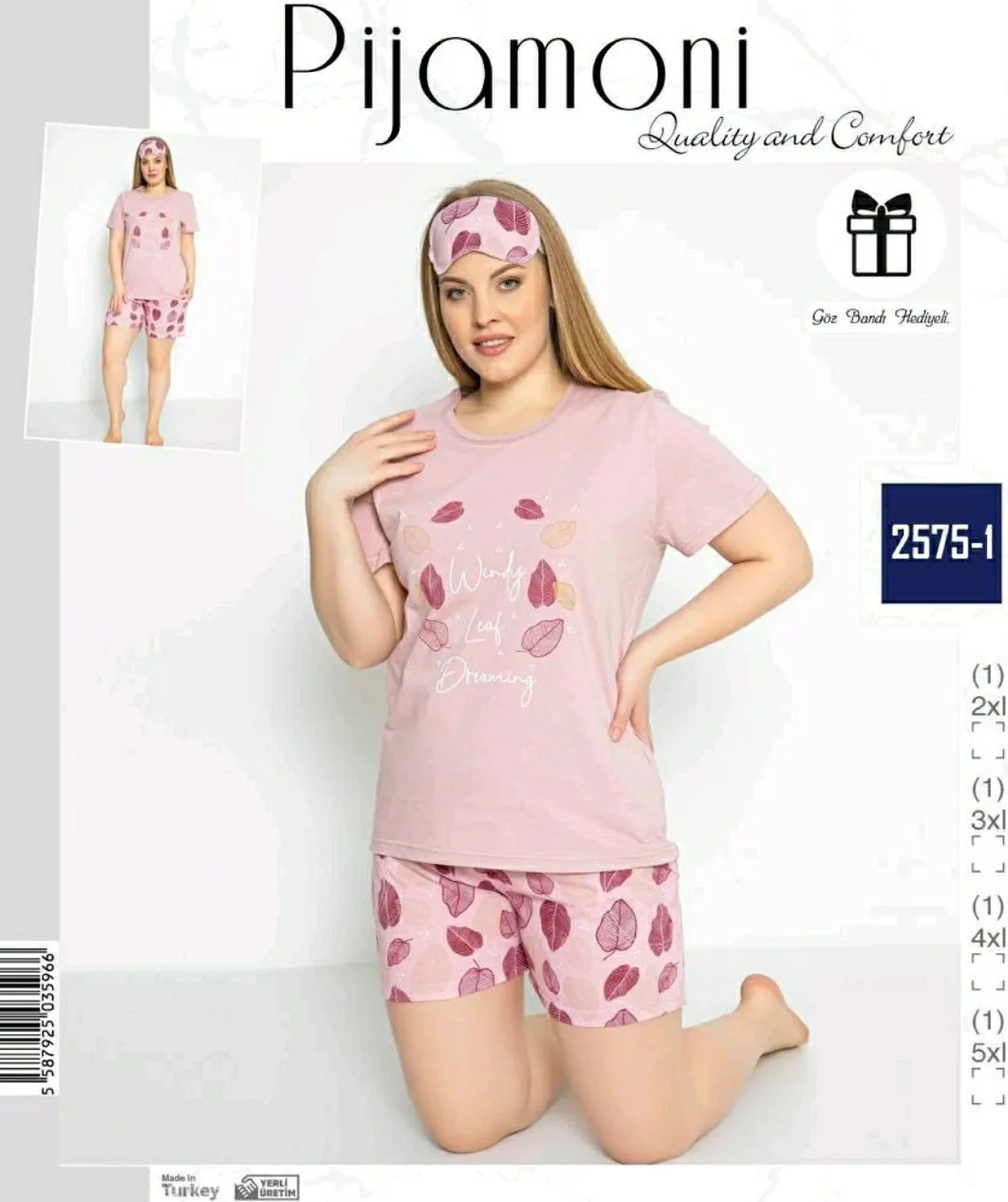 Жіночий комплект із шортами, Туреччина